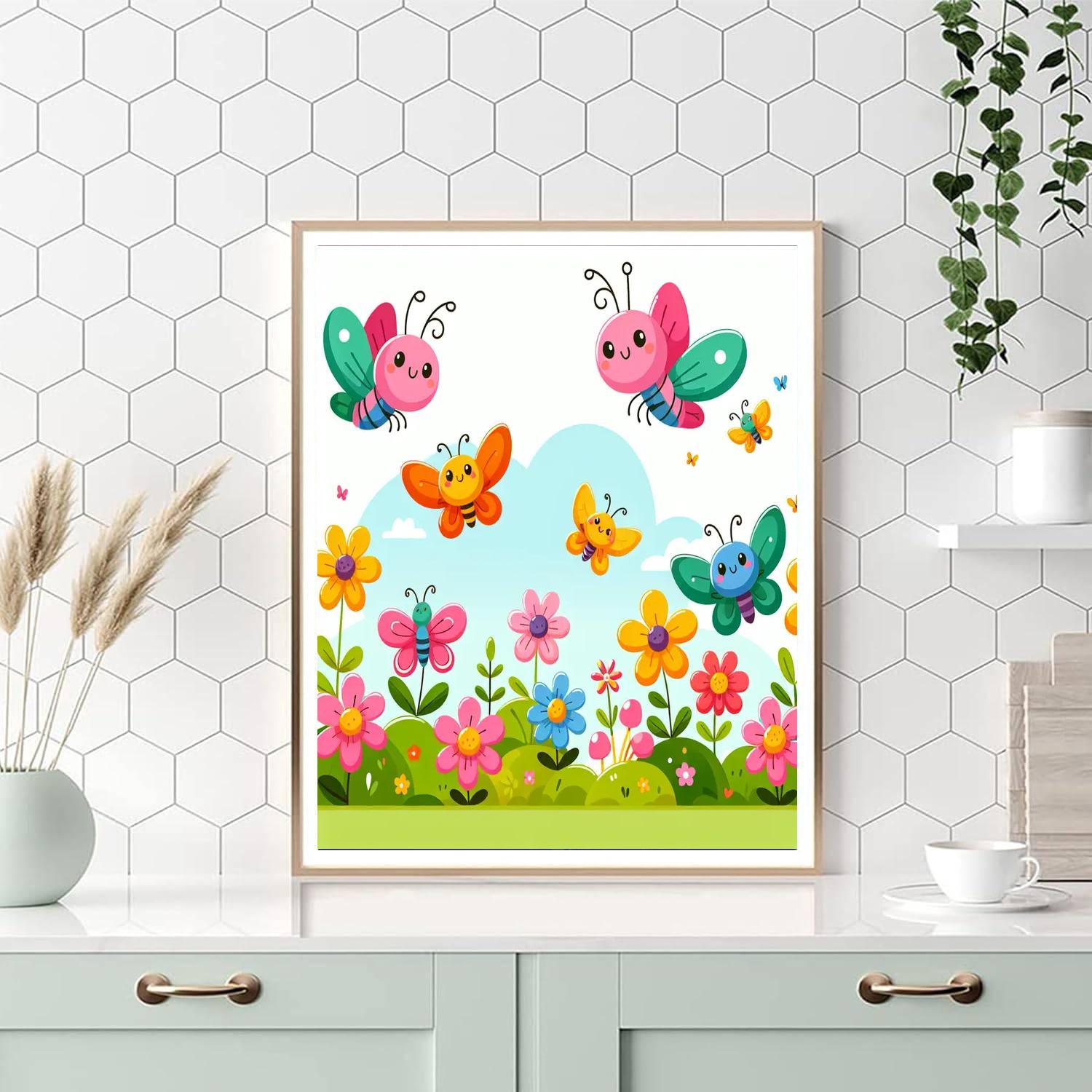 Magic Butterfly Garden Paint By Numbers Kits