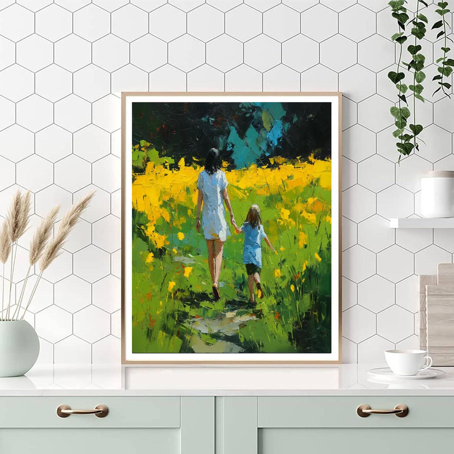 Dancing In Sunflower Fields Painting Number Kit