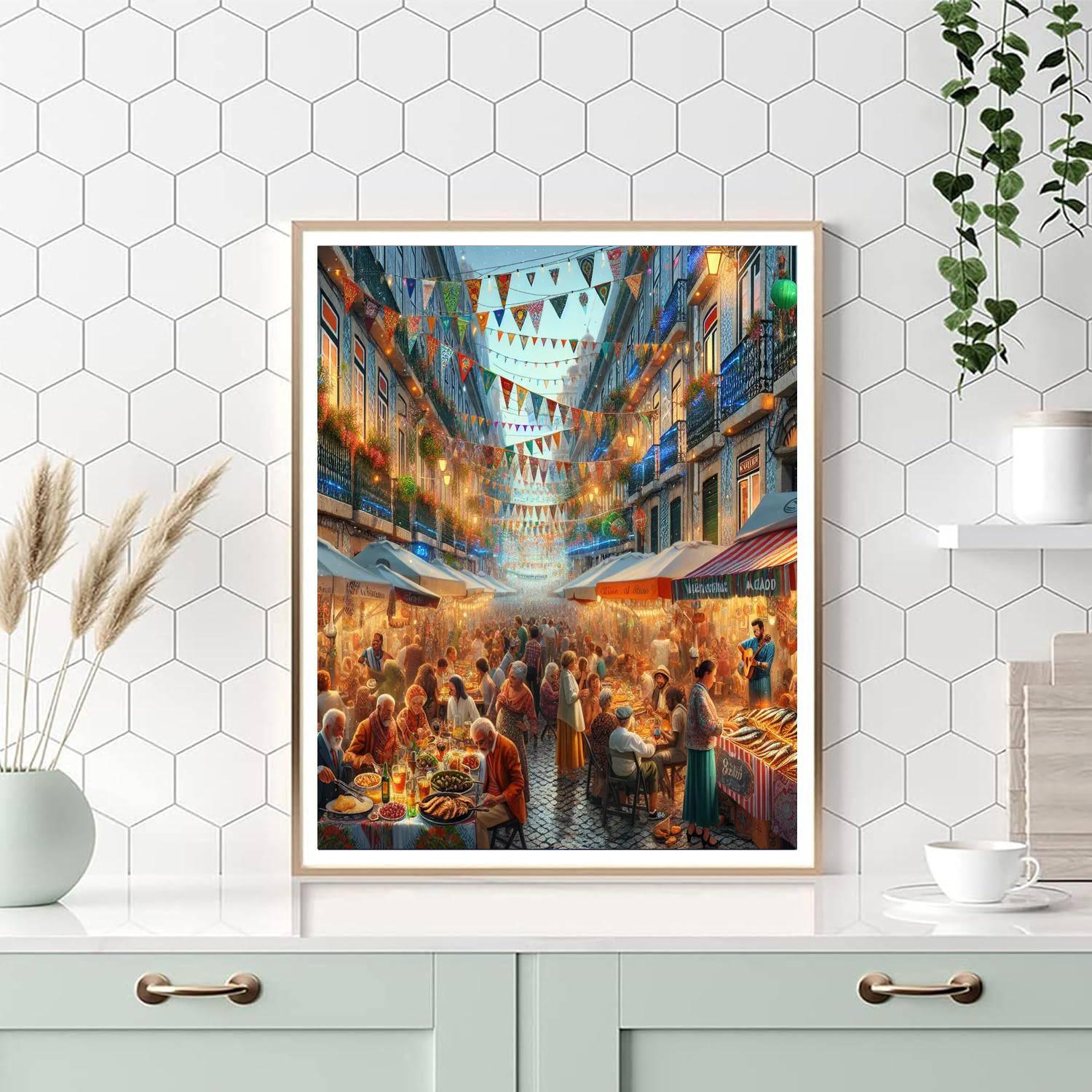 Feast Of Saint Anthony - Portugal Painting Number Kit