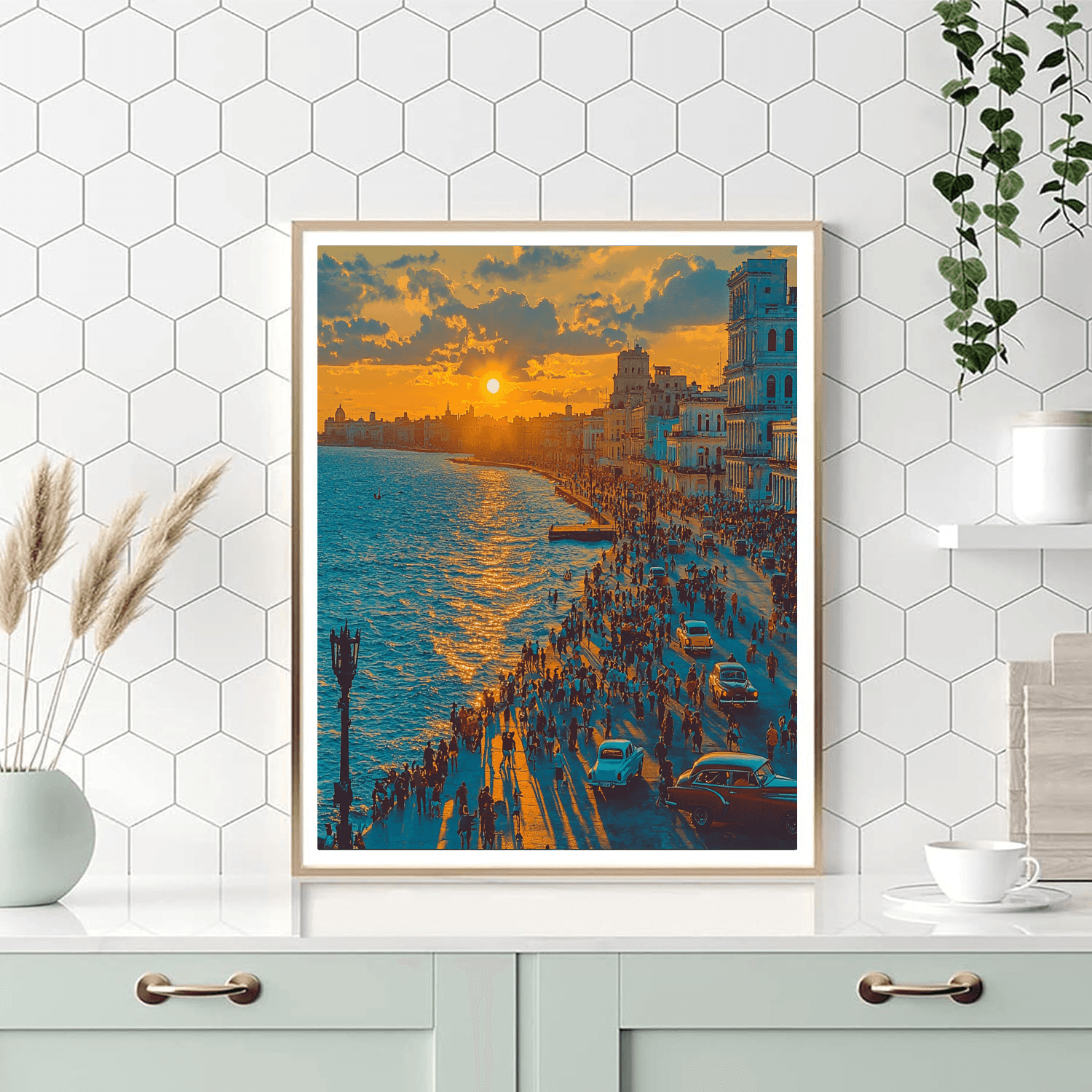 Havana's Malecón - Havana Painting Number Kit