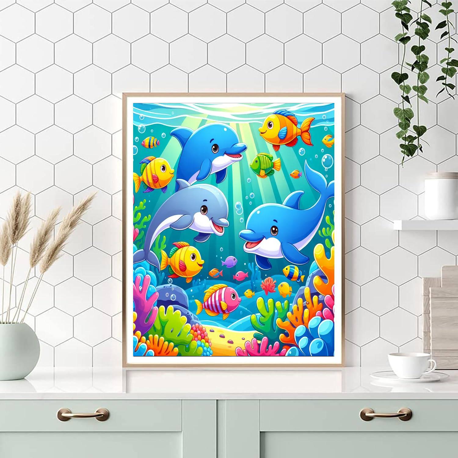 Adventurous Ocean Friends Paint By Number