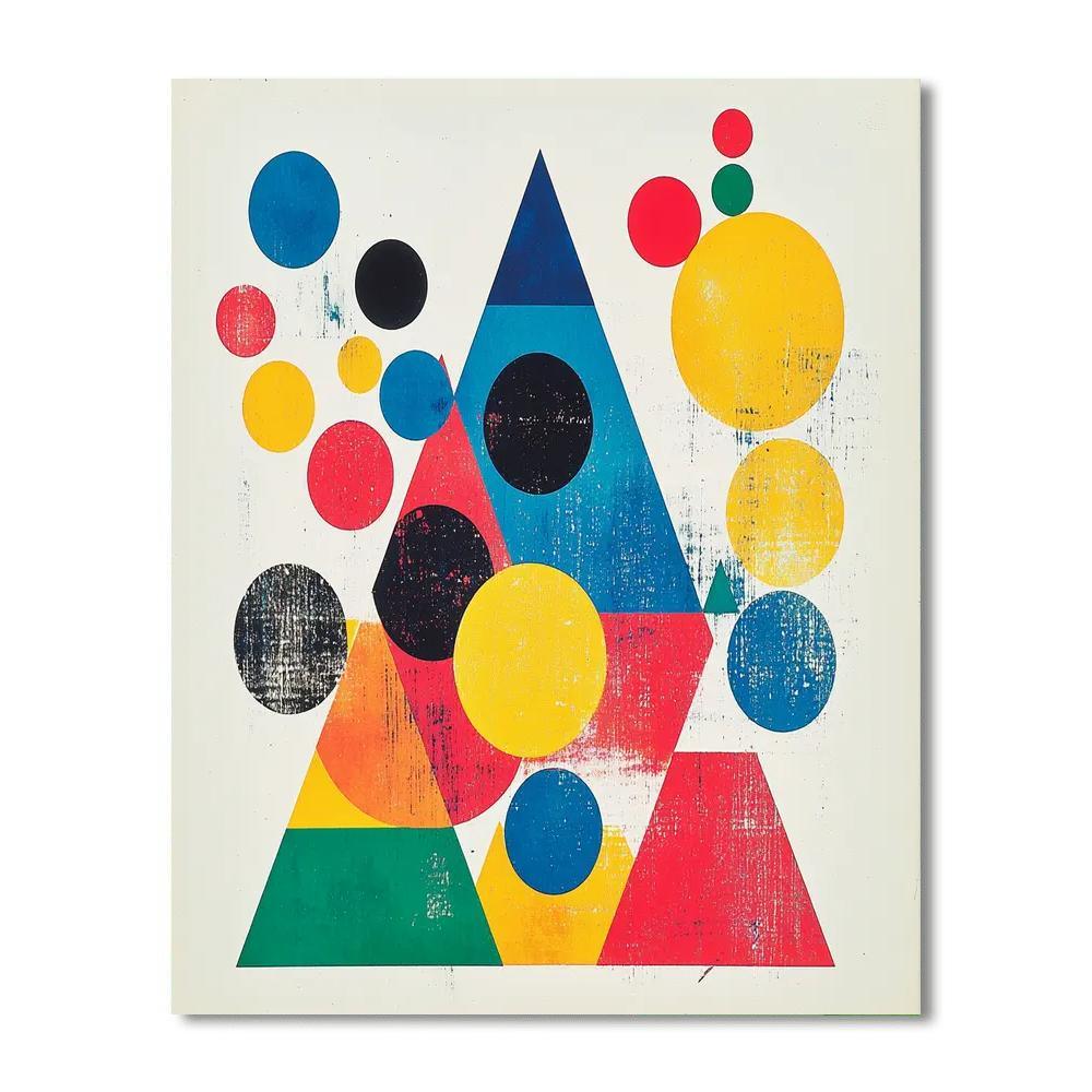 Kazimir Malevich Inspired Spectrum Of Abstraction  Paint By Numbers