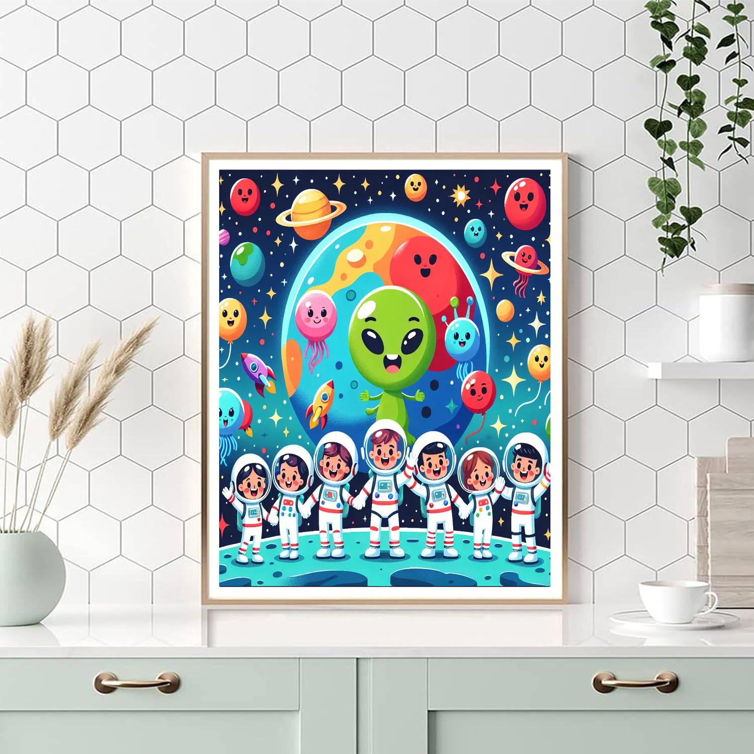 Magical Space Adventures Paint By Numbers