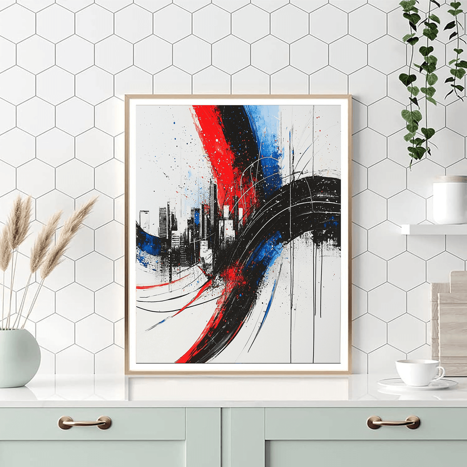 Jackson Pollock Inspired Metropolitan Symphony  Paint By Numbers Art