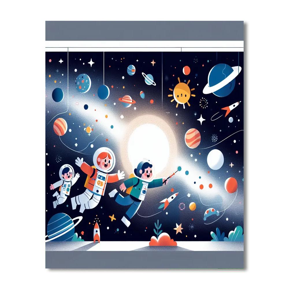 Galaxy's Mystical Adventure Numbered Painting Kits
