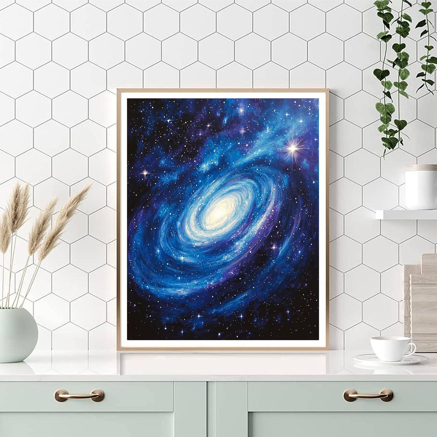 Georges Seurat Inspired Serene Starry Night  Paint By Numbers