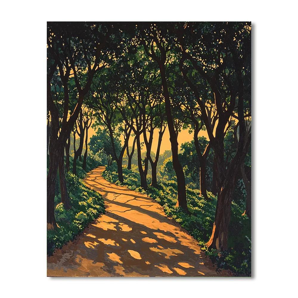 Nandalal Bose Inspired Whisper Of The Banyan  Painting Number Kit