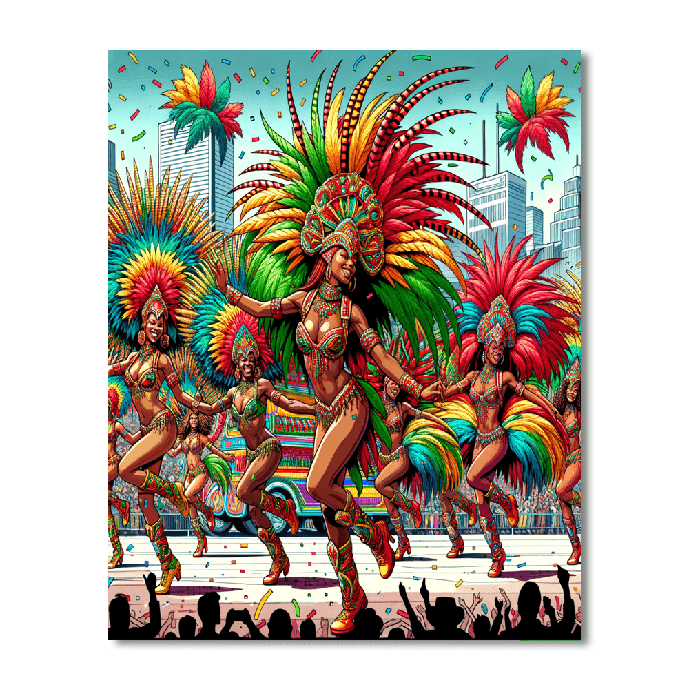 Toronto Caribbean Carnival - Toronto DIY Paint By Numbers