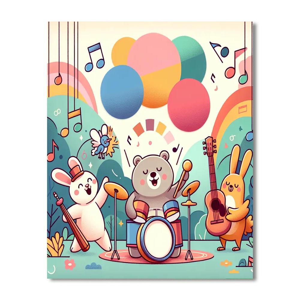 The Magic Of Music Painting Number Kit