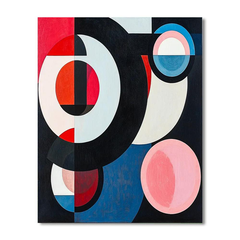 Kazimir Malevich Inspired Chromatic Balance  Painting Number Kit