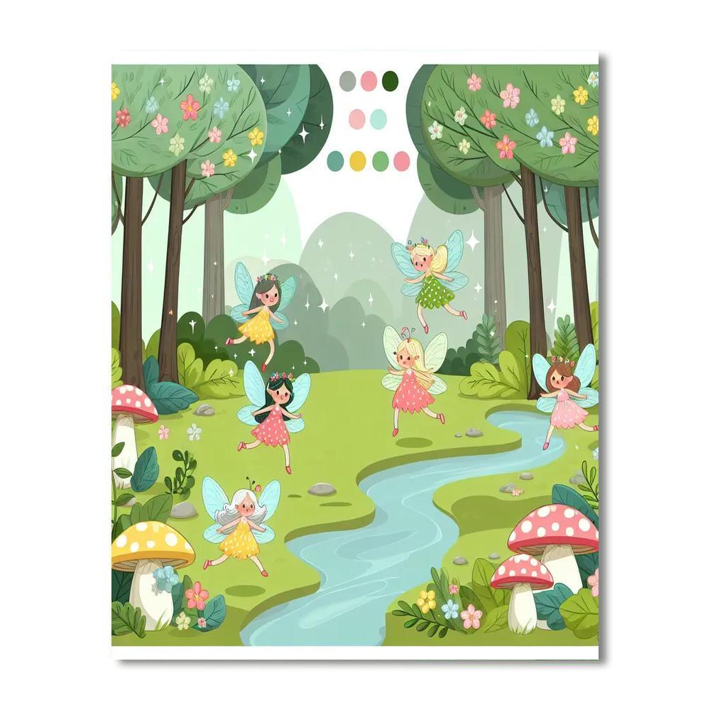 Fairy Forest Magic Paint By Number