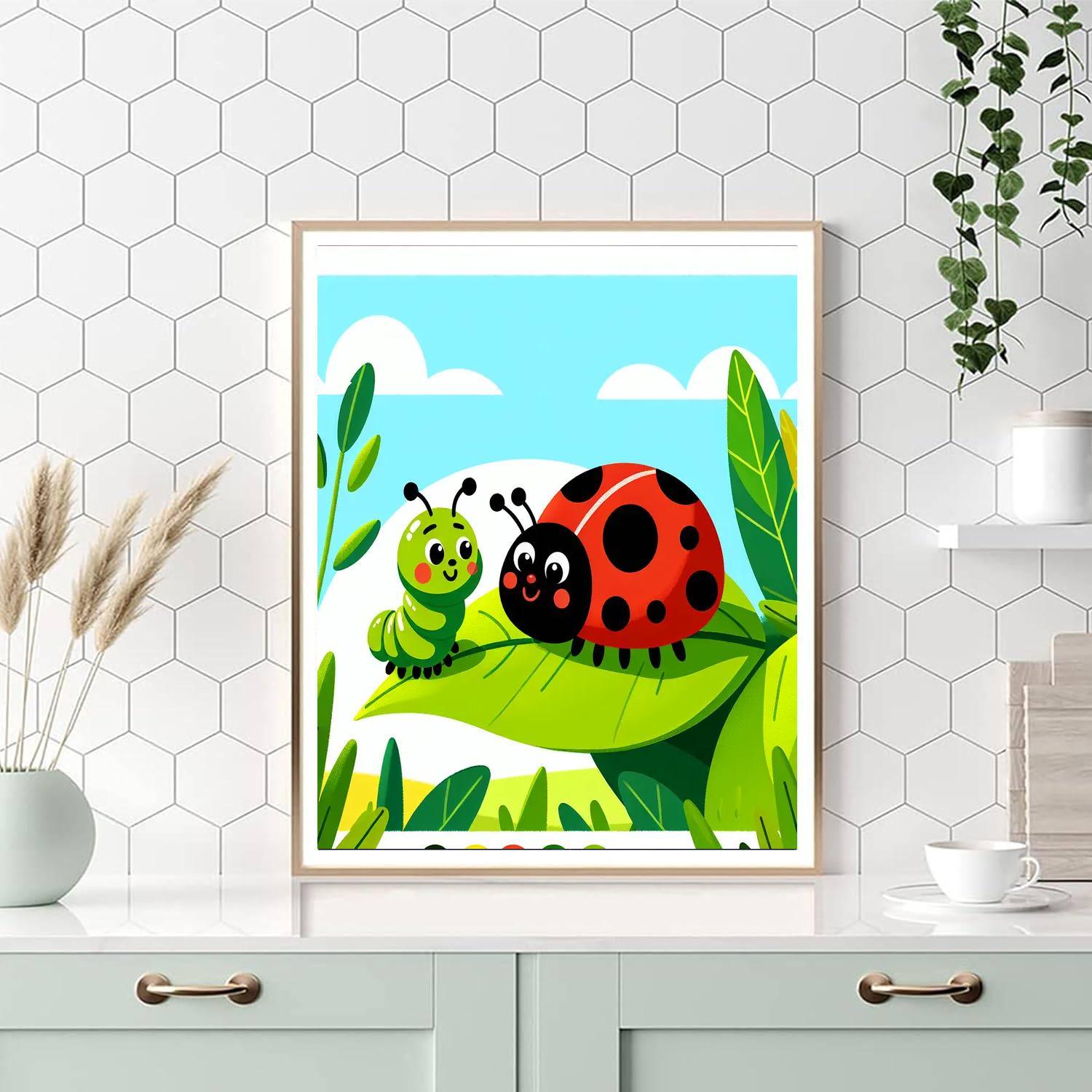 Creepy-crawly Safari DIY Paint By Numbers