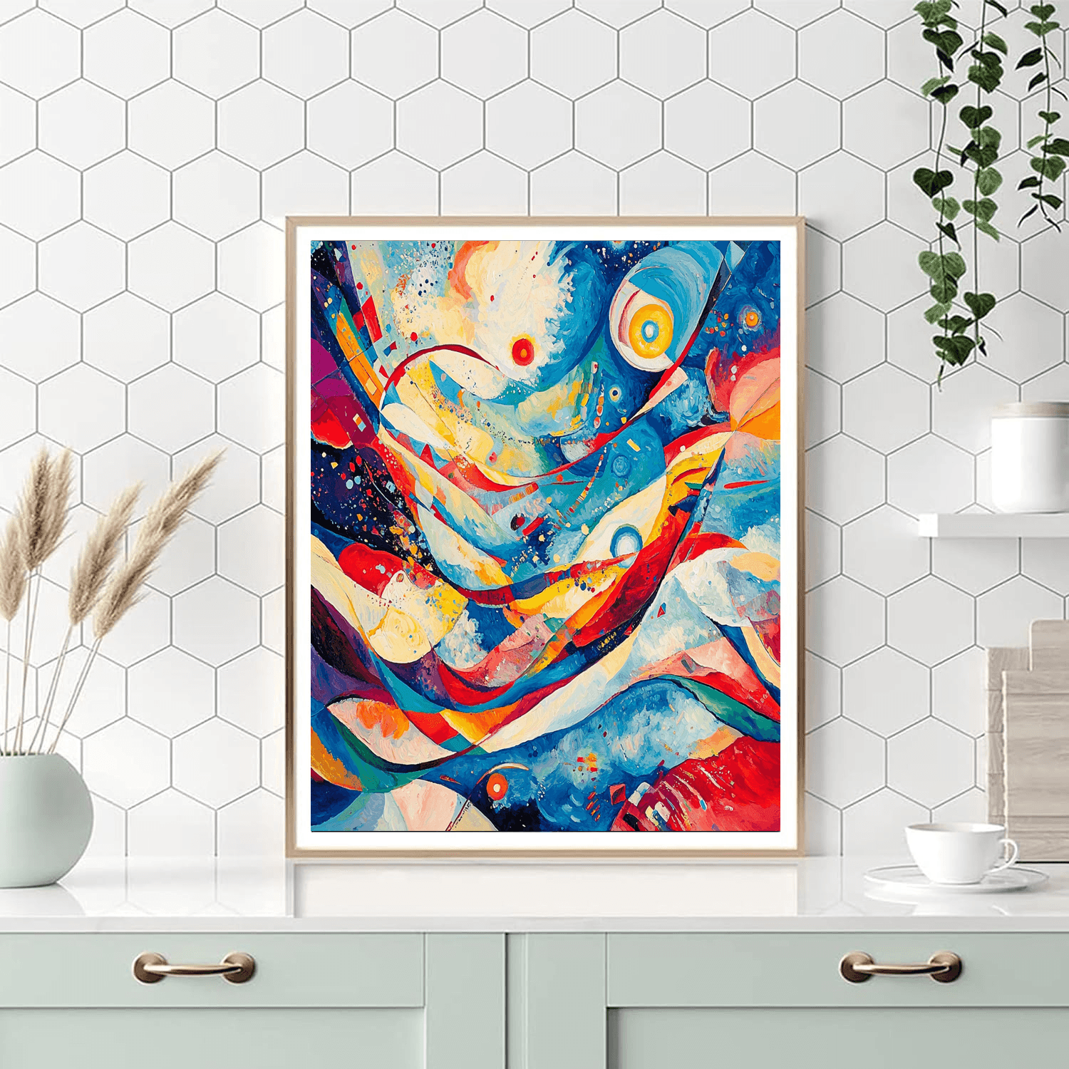 Wassily Kandinsky Inspired Colors Of Emotion  Painting By Numbers Kit