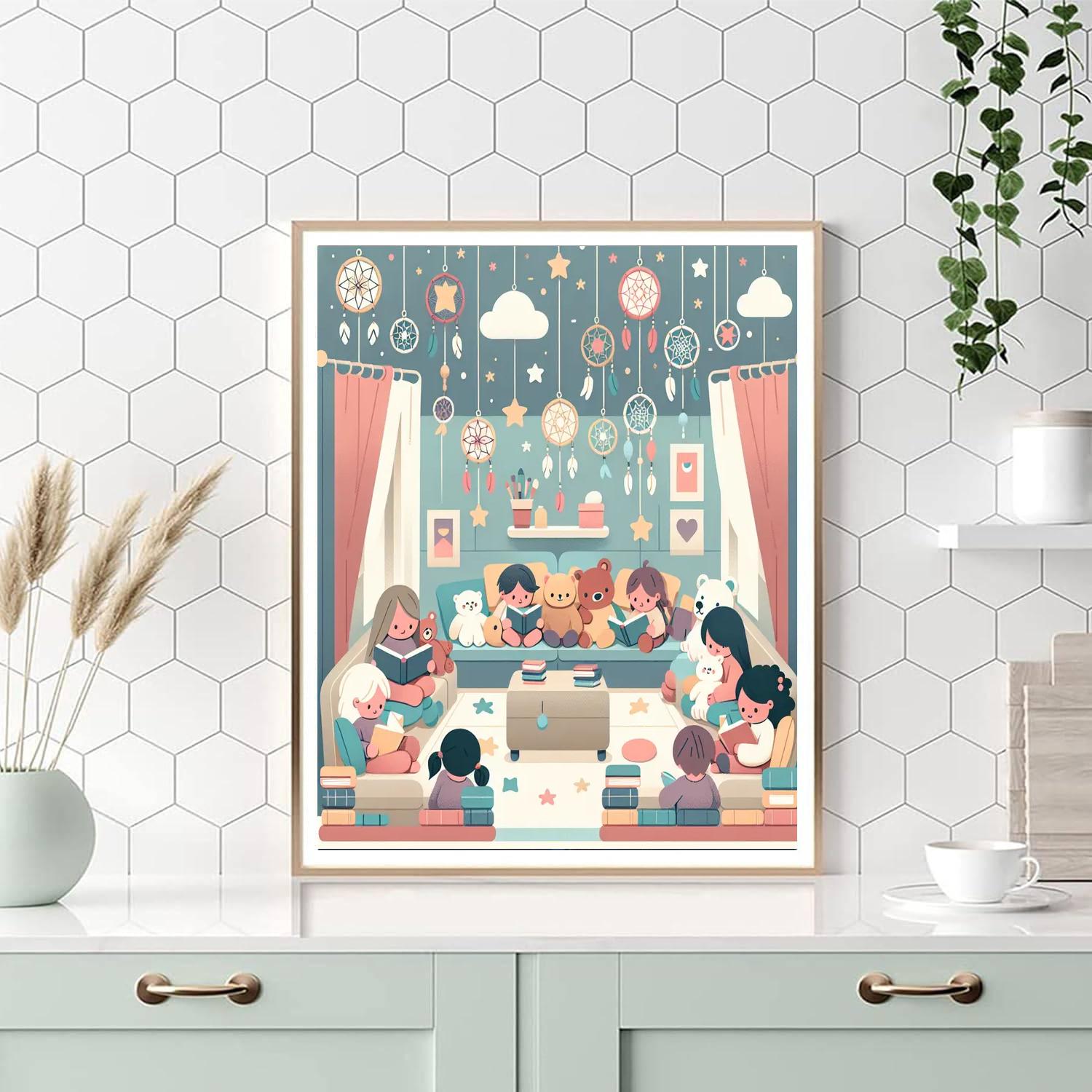 Dreamweaver's Den Number Painting