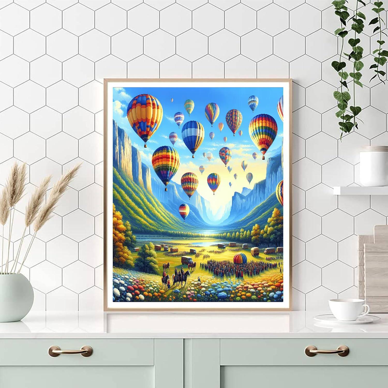 Balloon Fiesta - Taiwan Painting By Numbers Kit
