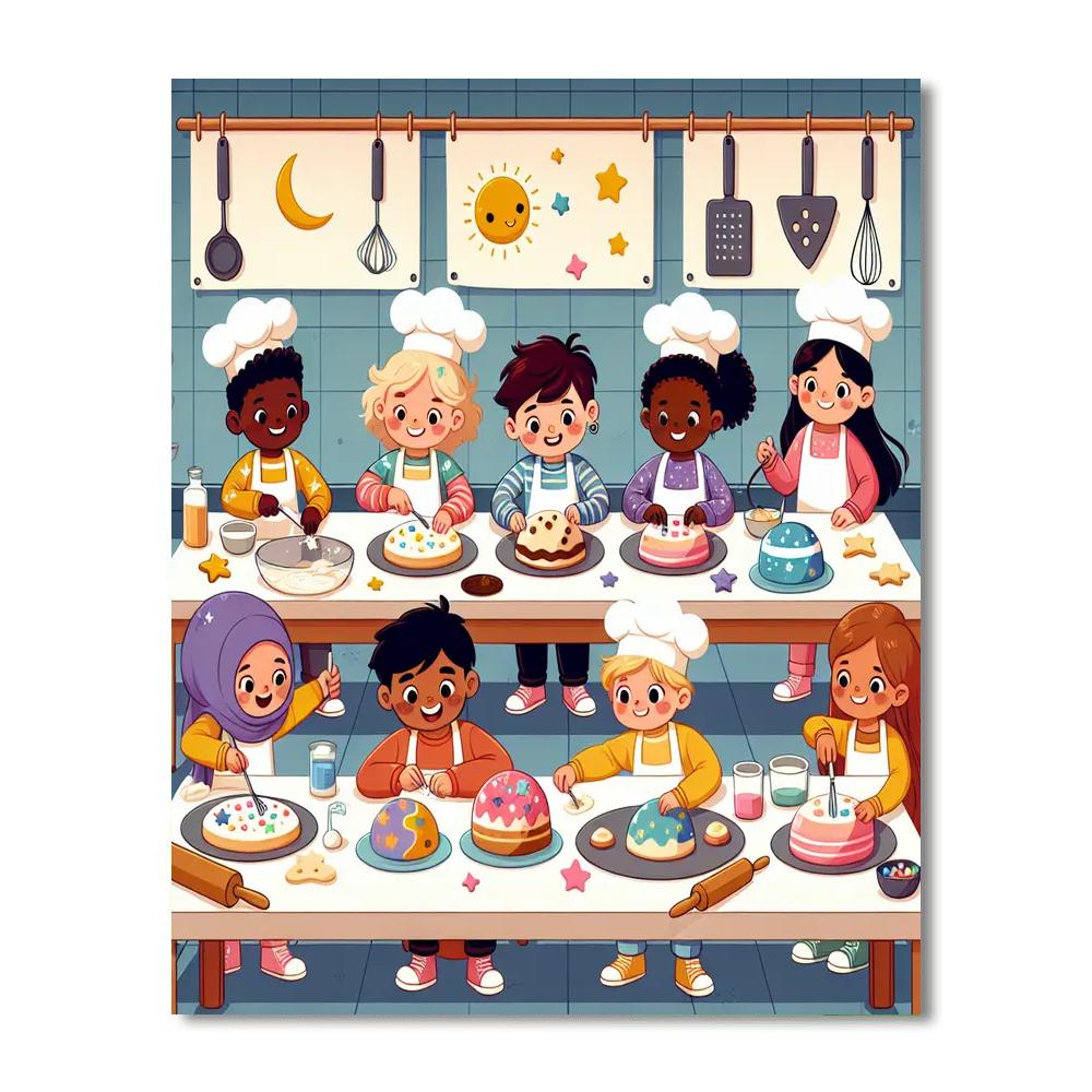 Celestial Baking Contest Painting Number Kit