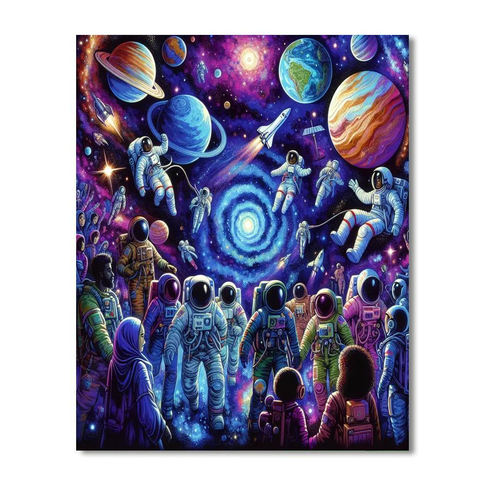 Daring Adventures In Space Paint By Numbers Kits