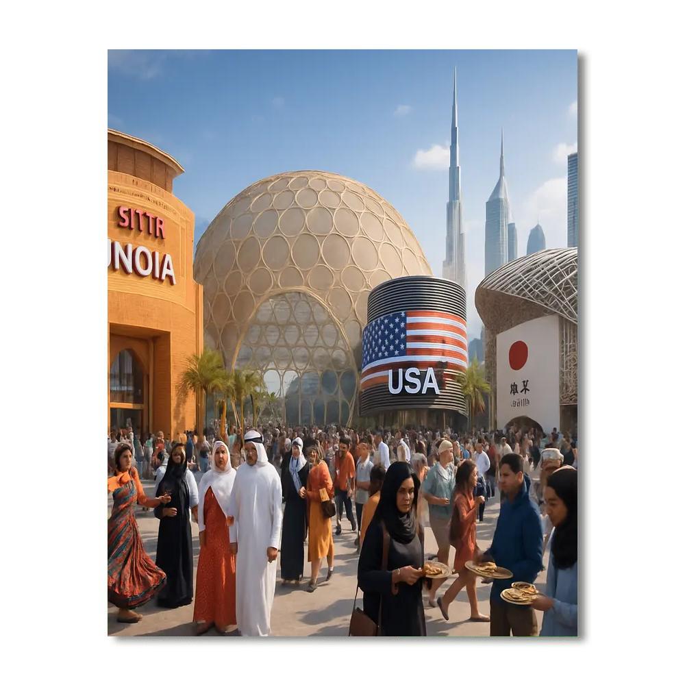 World Expo - Dubai Paint By Number