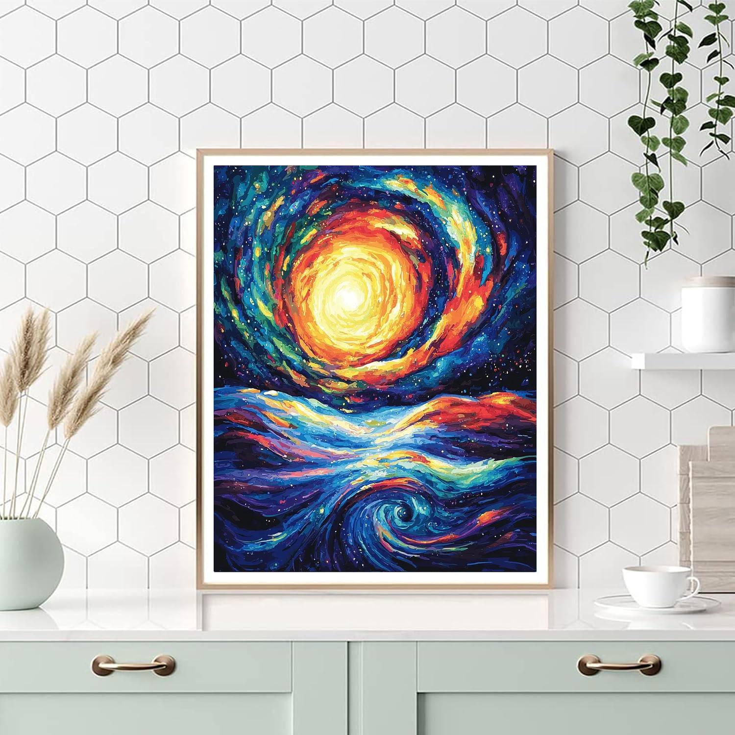 Paul Cézanne Inspired Fluctuating Cosmos  Paint By Numbers Kits