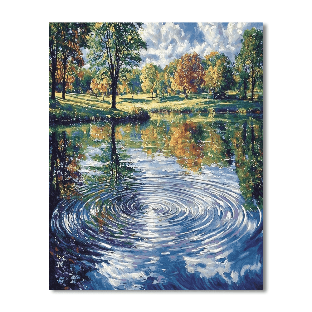 Claude Monet Inspired A Day At The Lake  Paint By Numbers Kits