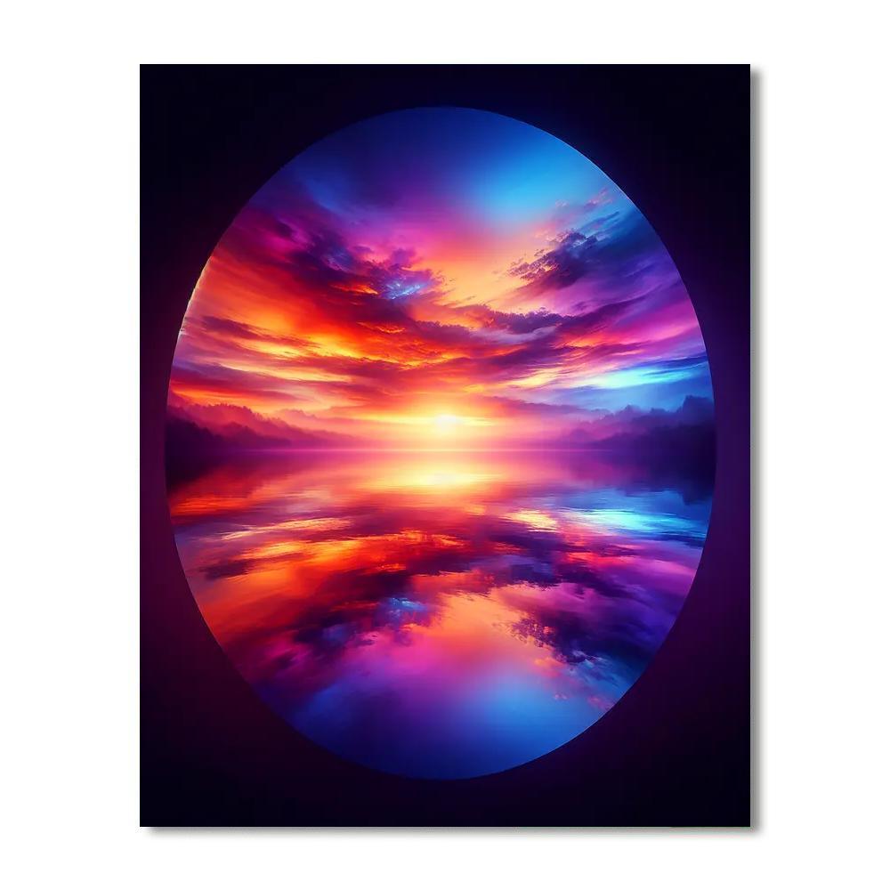 Ethereal Sunset Dreams Paint By Numbers Kits