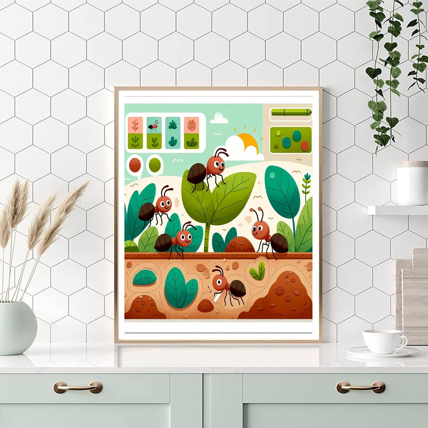 Eco Adventure Ant Colony Numbered Painting Kits