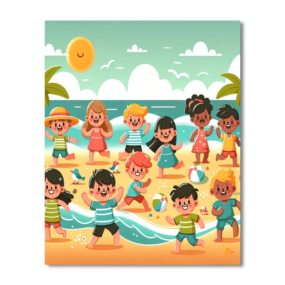 Breezy Beach Bonanza Numbered Painting Kits