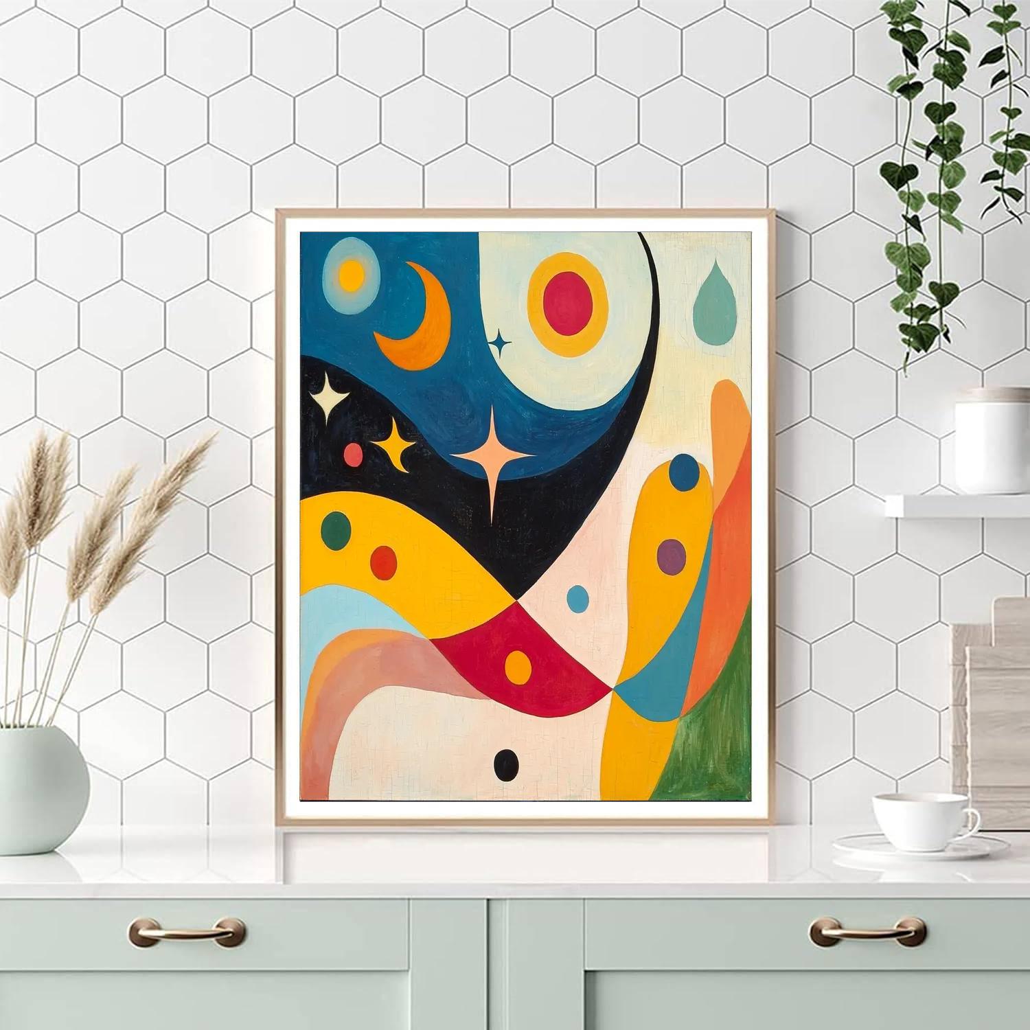 Joan Miró Inspired Imaginative Odyssey  Paint By Numbers Art