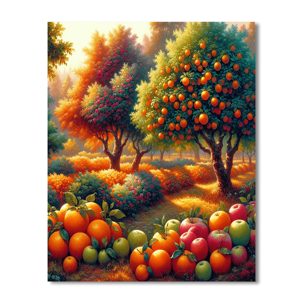 The Magical Orchard Number Painting
