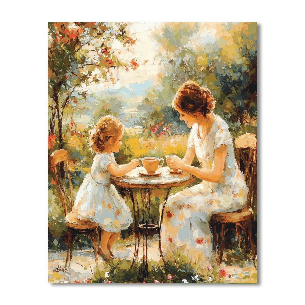 Tea Time Memories Paint By Numbers