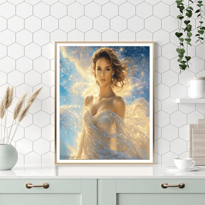 Natalie Portman: A Starry Odyssey Of The Artful Wonder Paint By Numbers