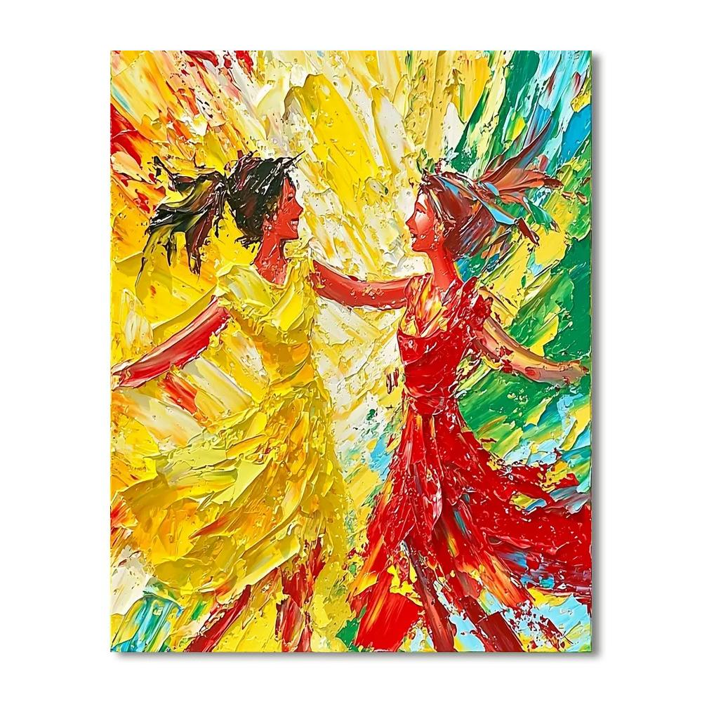 Shared Laughter Painting By Numbers Kit