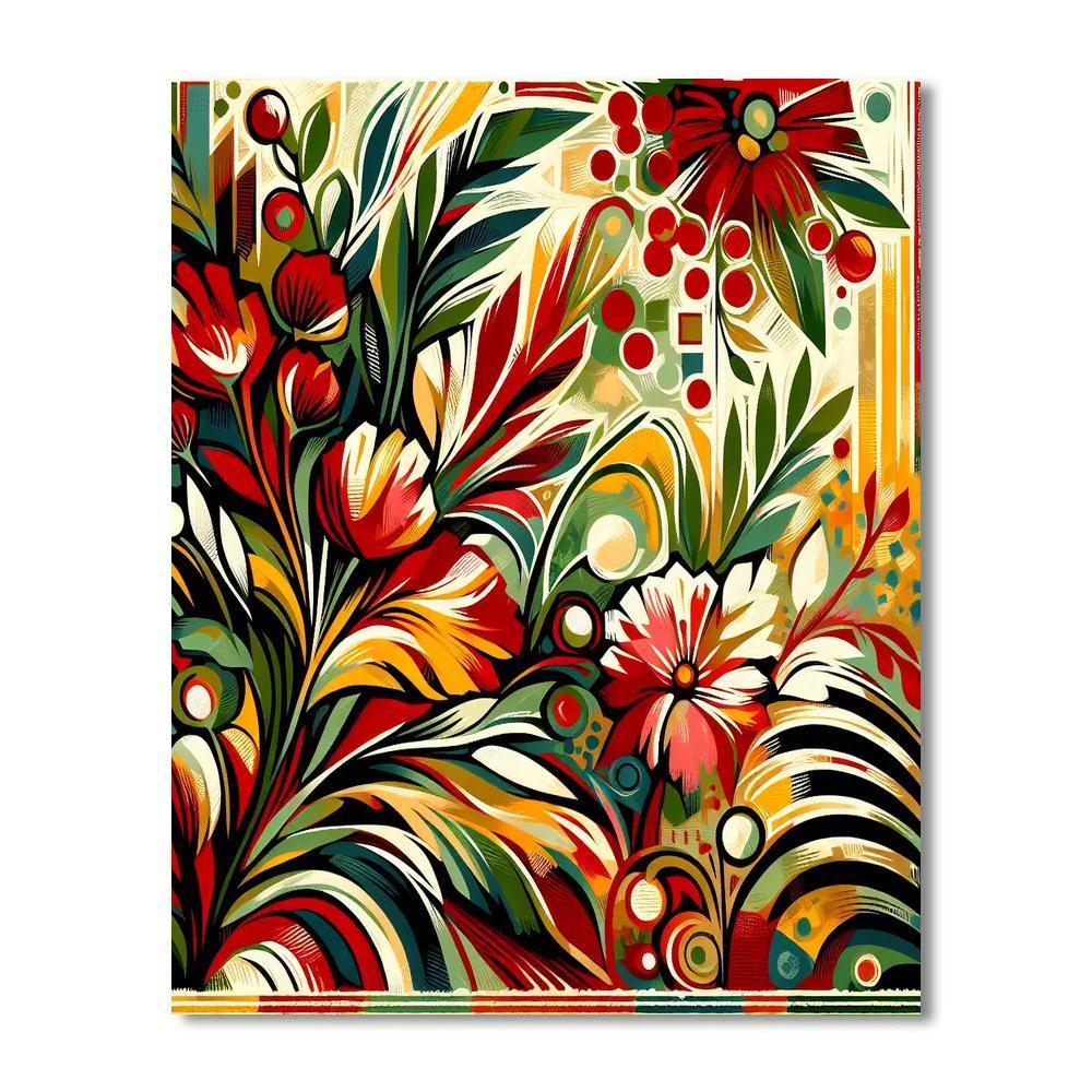 Frida's Vibrant Garden Numbered Painting Kits