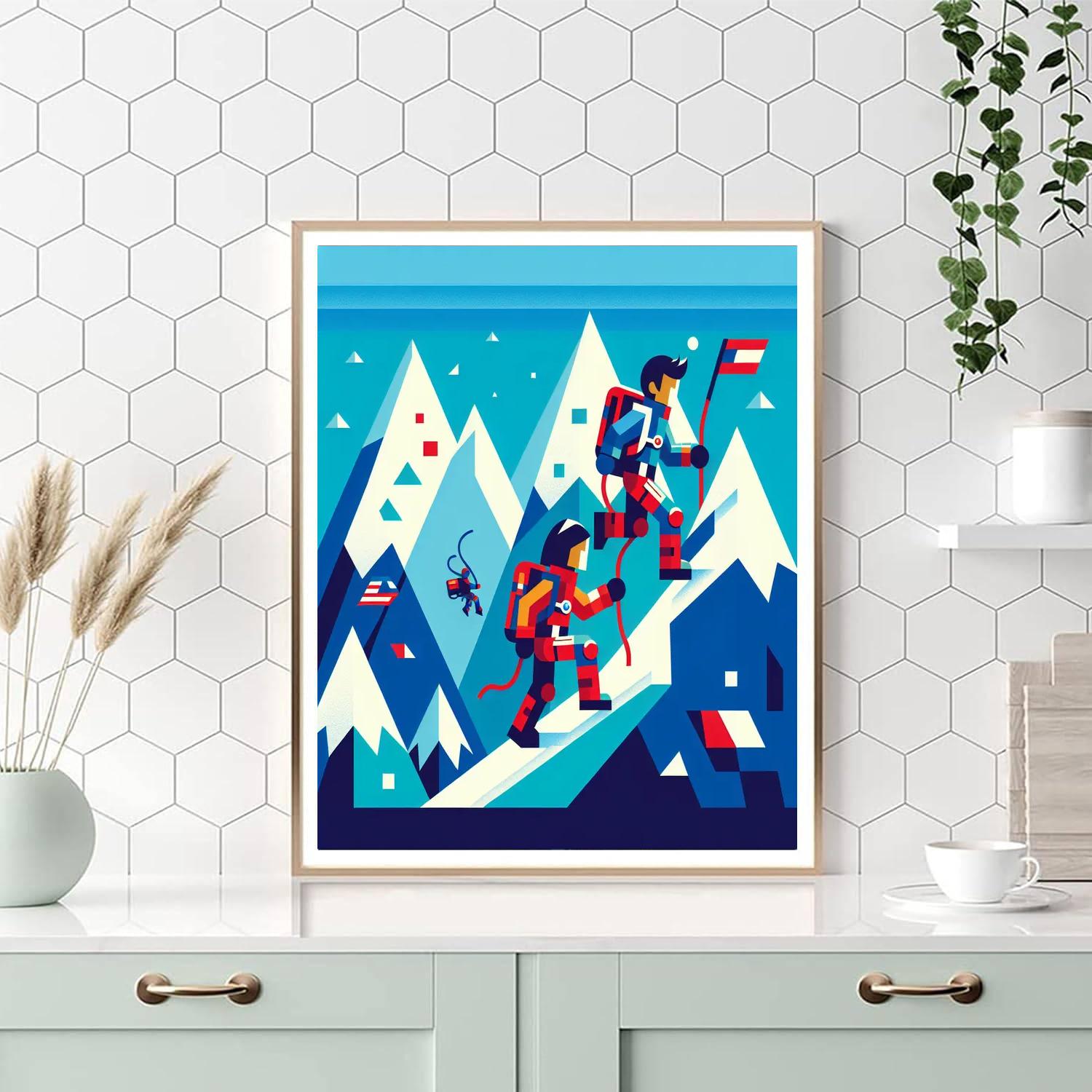 Mountain Rescue Paint By Numbers