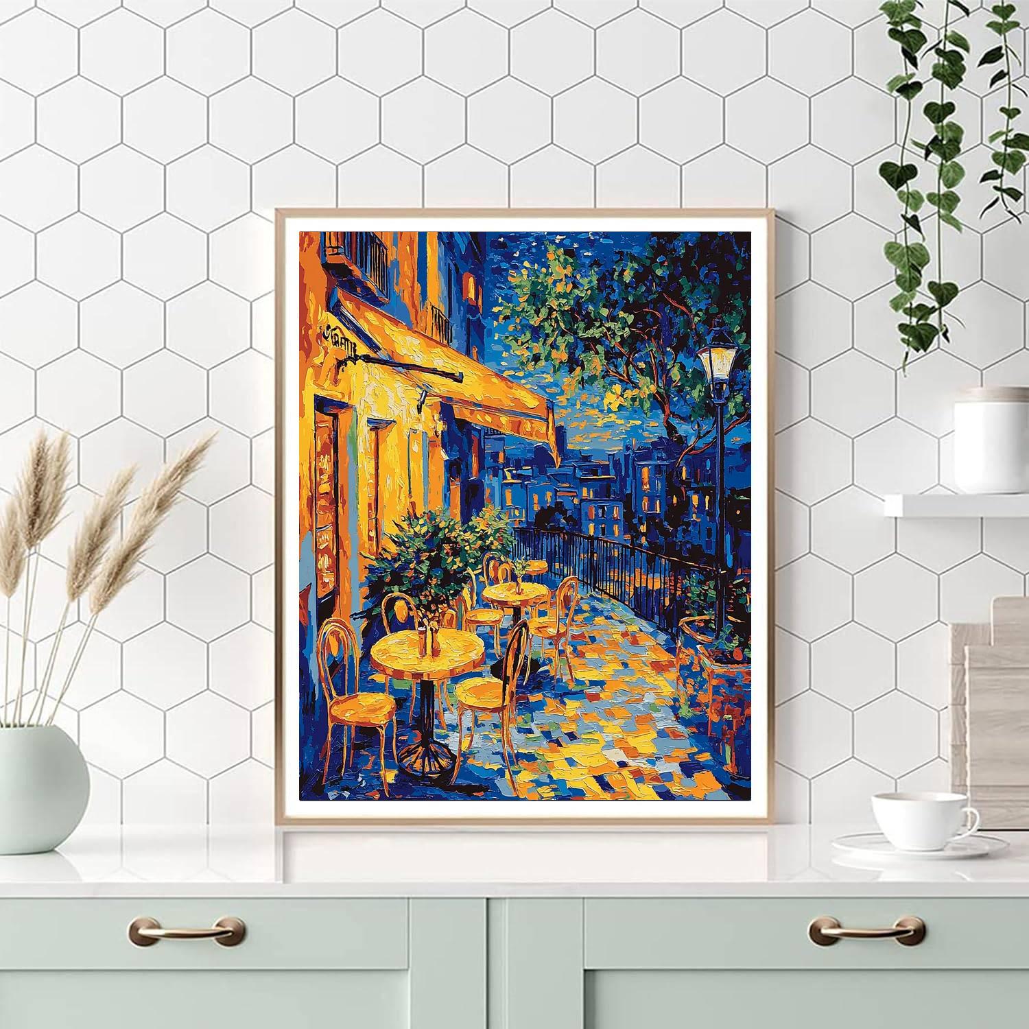 Vincent Van Gogh Inspired Café Moments  Paint By Numbers