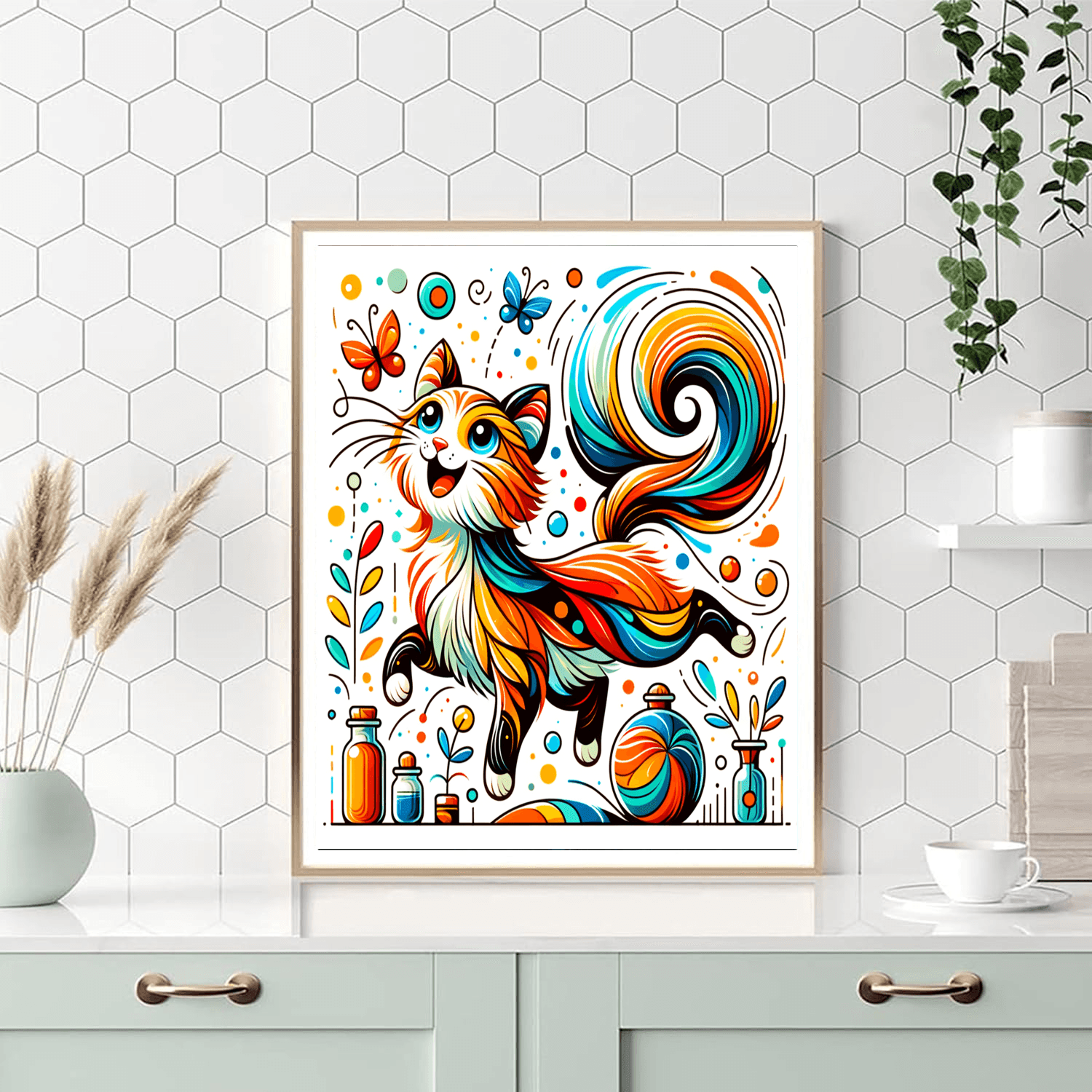 Cat Whimsy Paint By Number