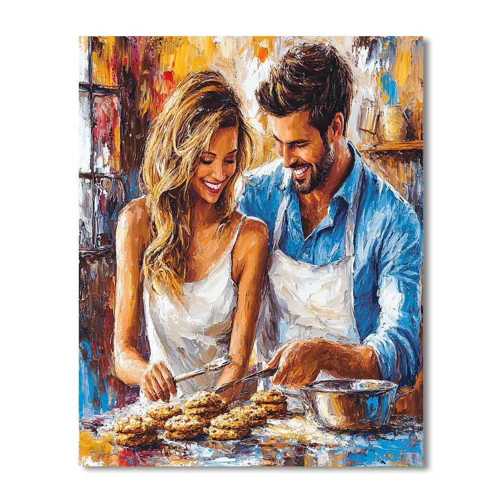 Baking Memories Together Number Painting