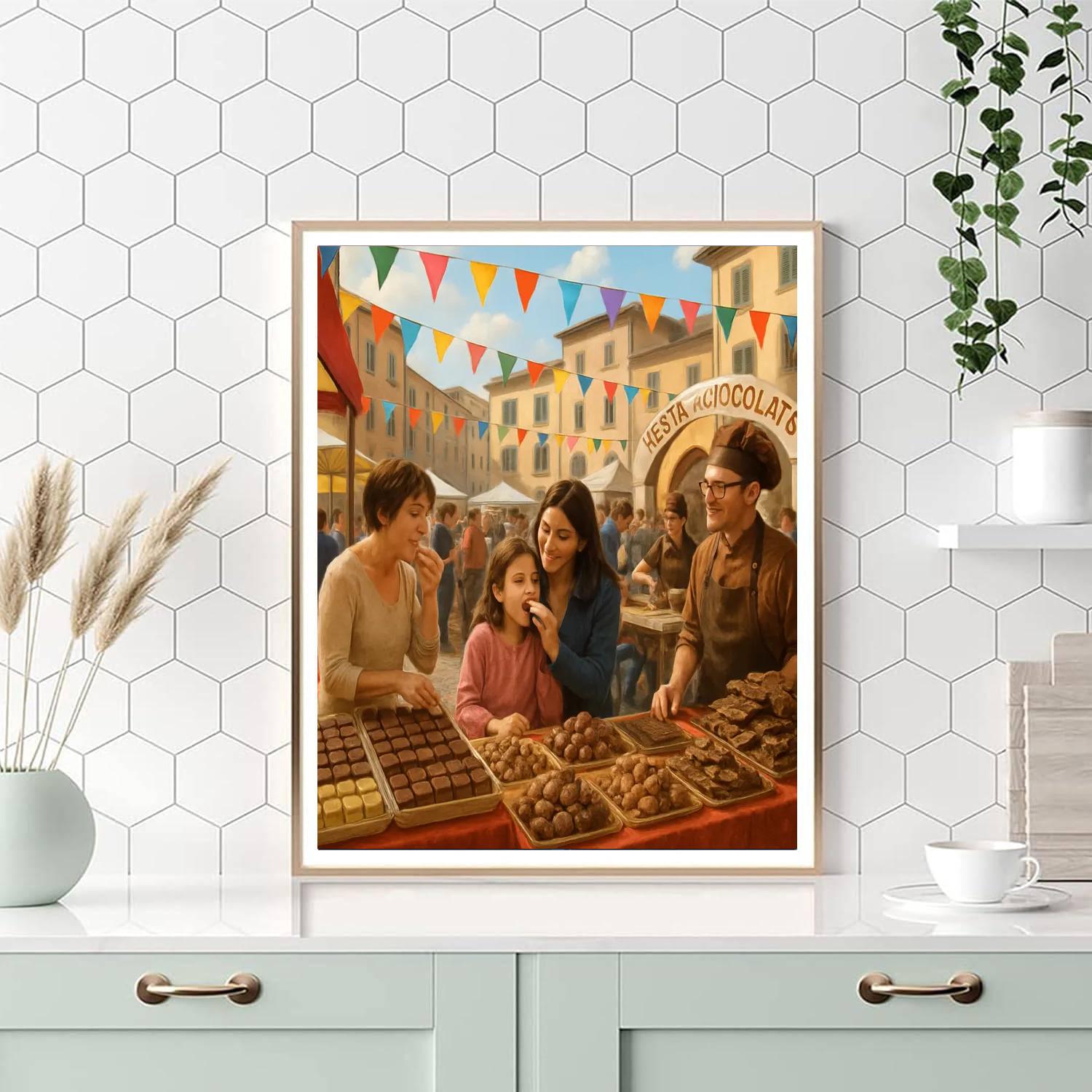 Chocolate Festival Painting By Numbers Kit