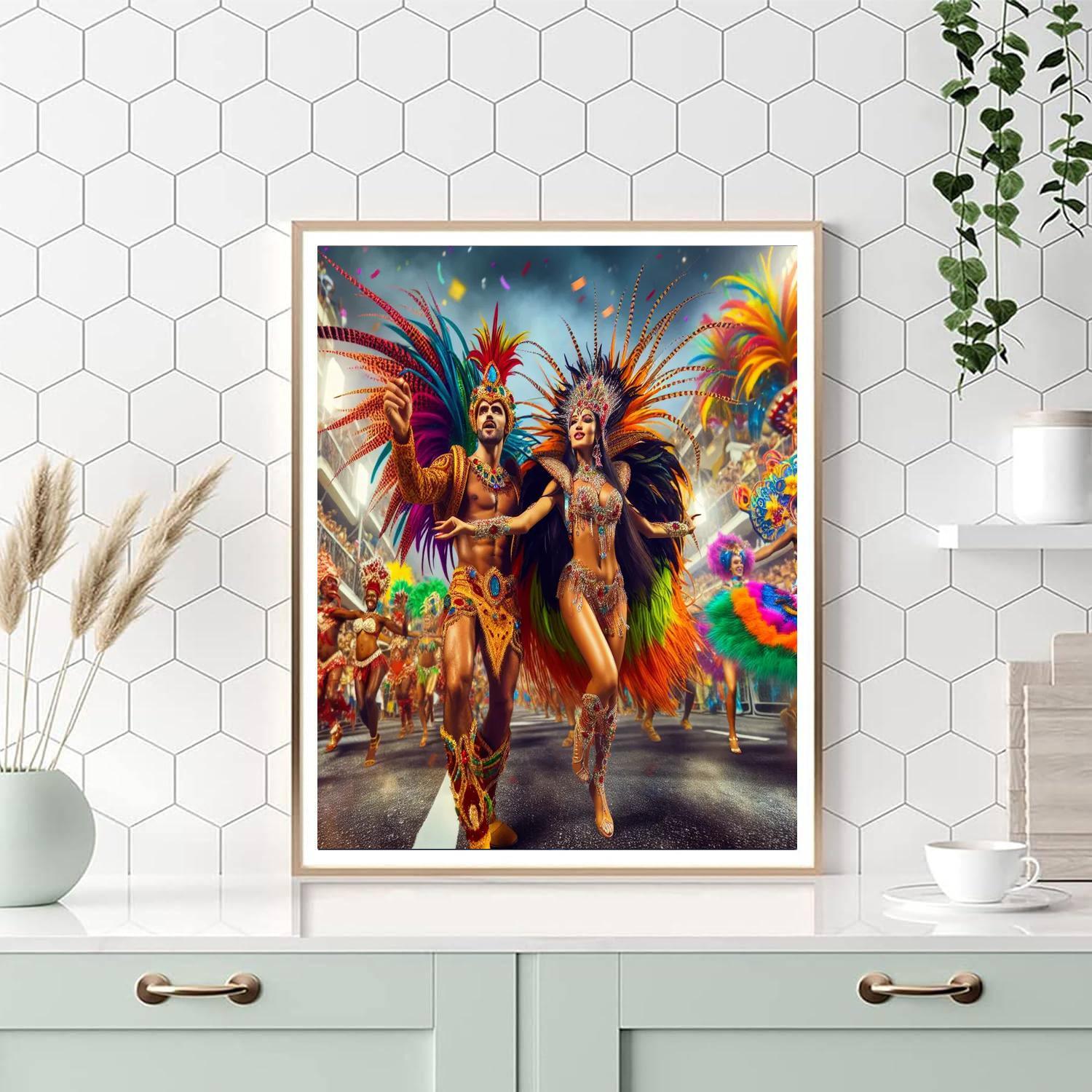 Carnival - Rio De Janeiro, Brazil Paint By Numbers