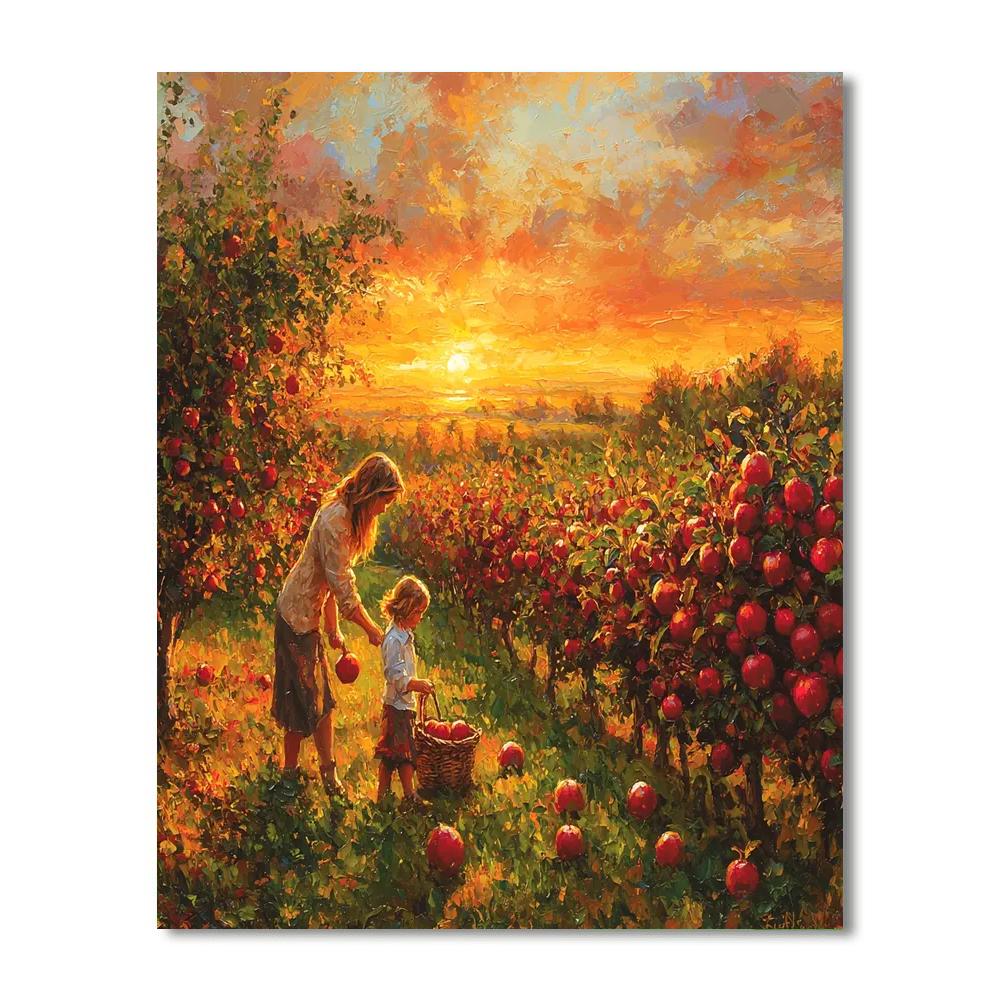 An Evening In The Orchard Paint By Numbers Kits