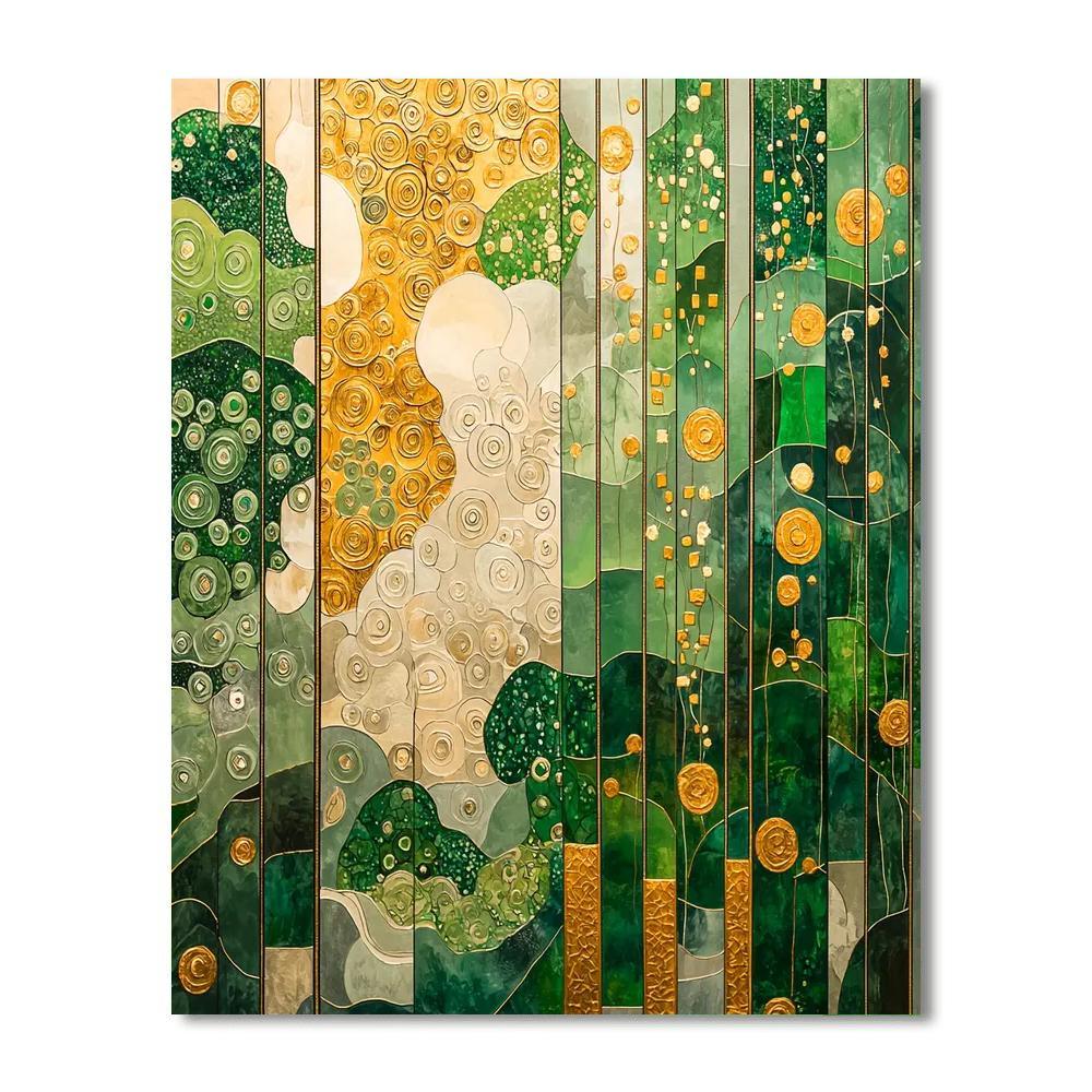 Gustav Klimt Inspired Timeless Patterns Of Life  DIY Paint By Numbers