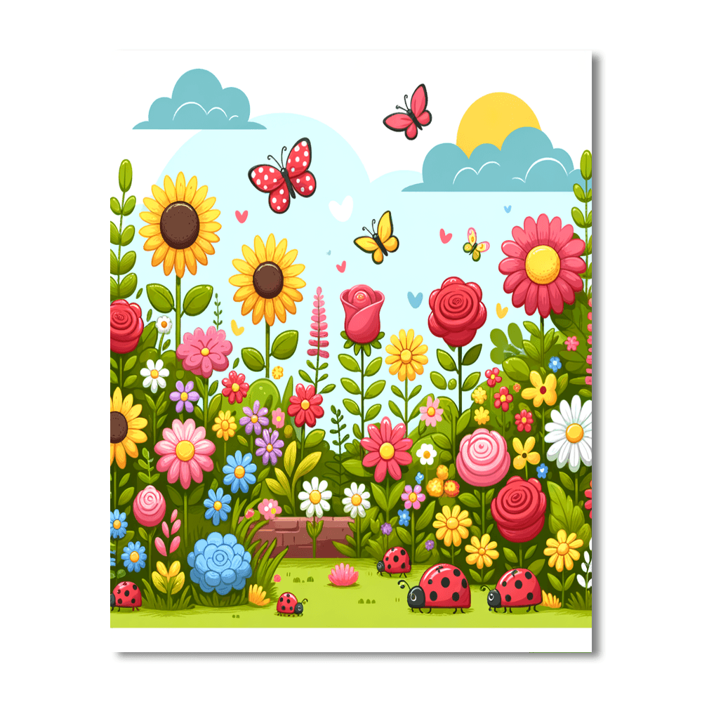 Nature's Colorful Palette Paint By Number