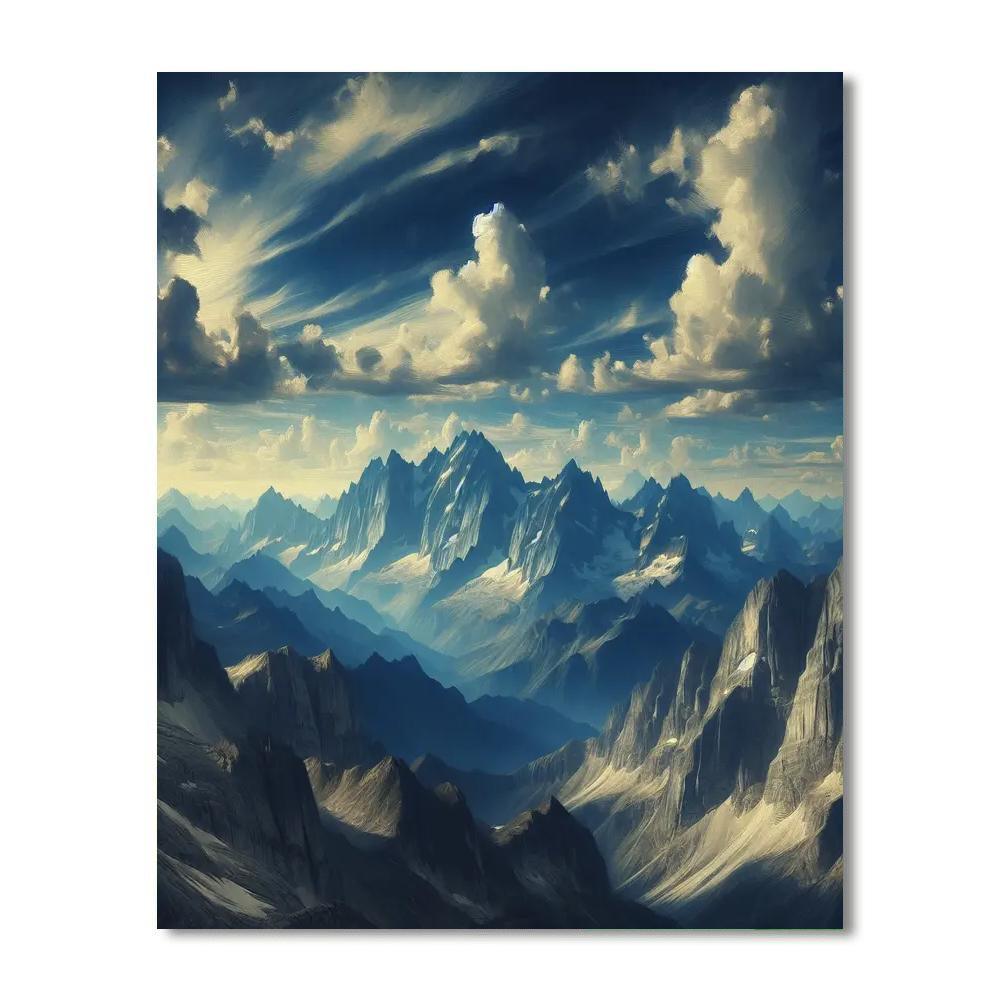 Rocky Mountain Majesty DIY Paint By Numbers