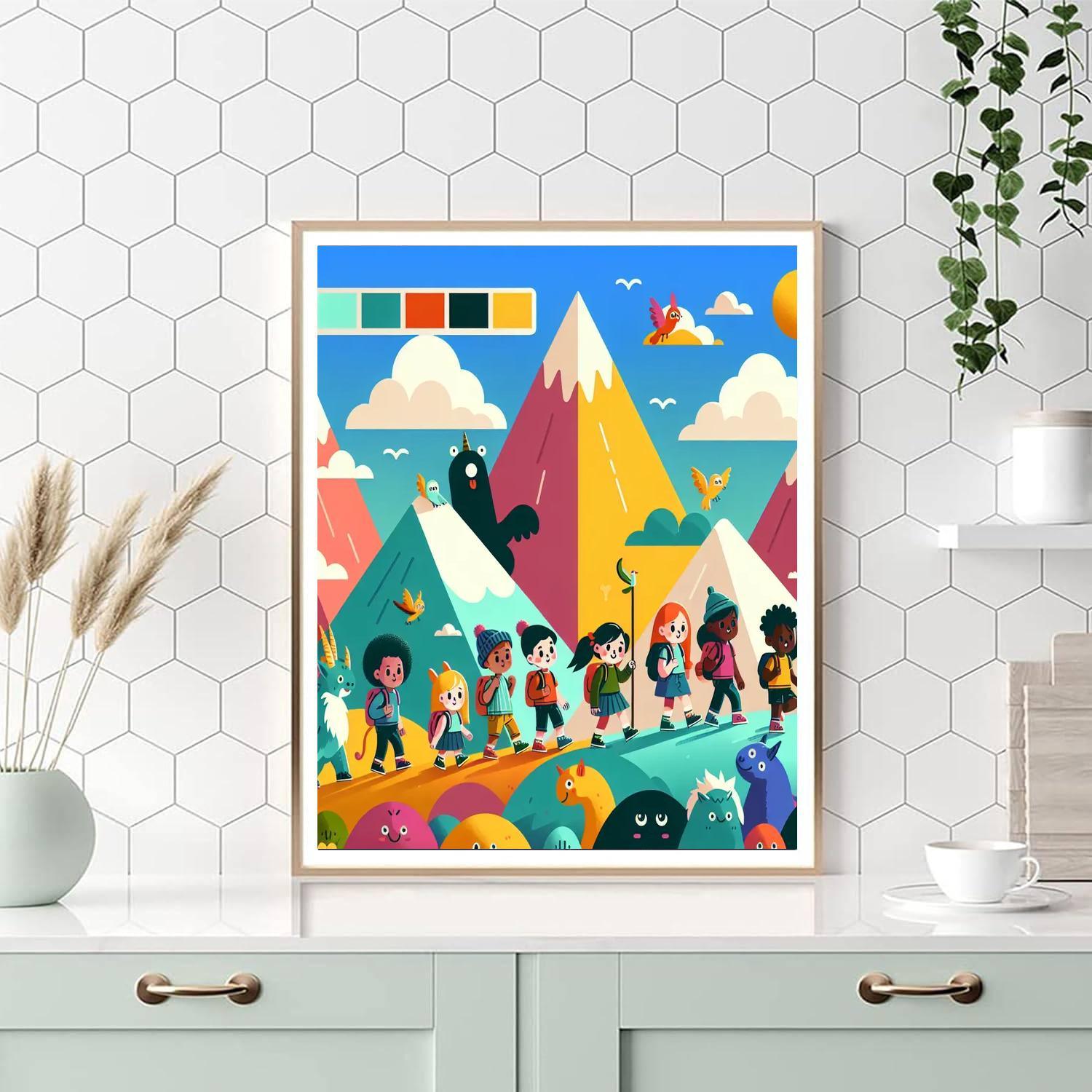 Mystical Mountain Expedition Numbered Painting Kits