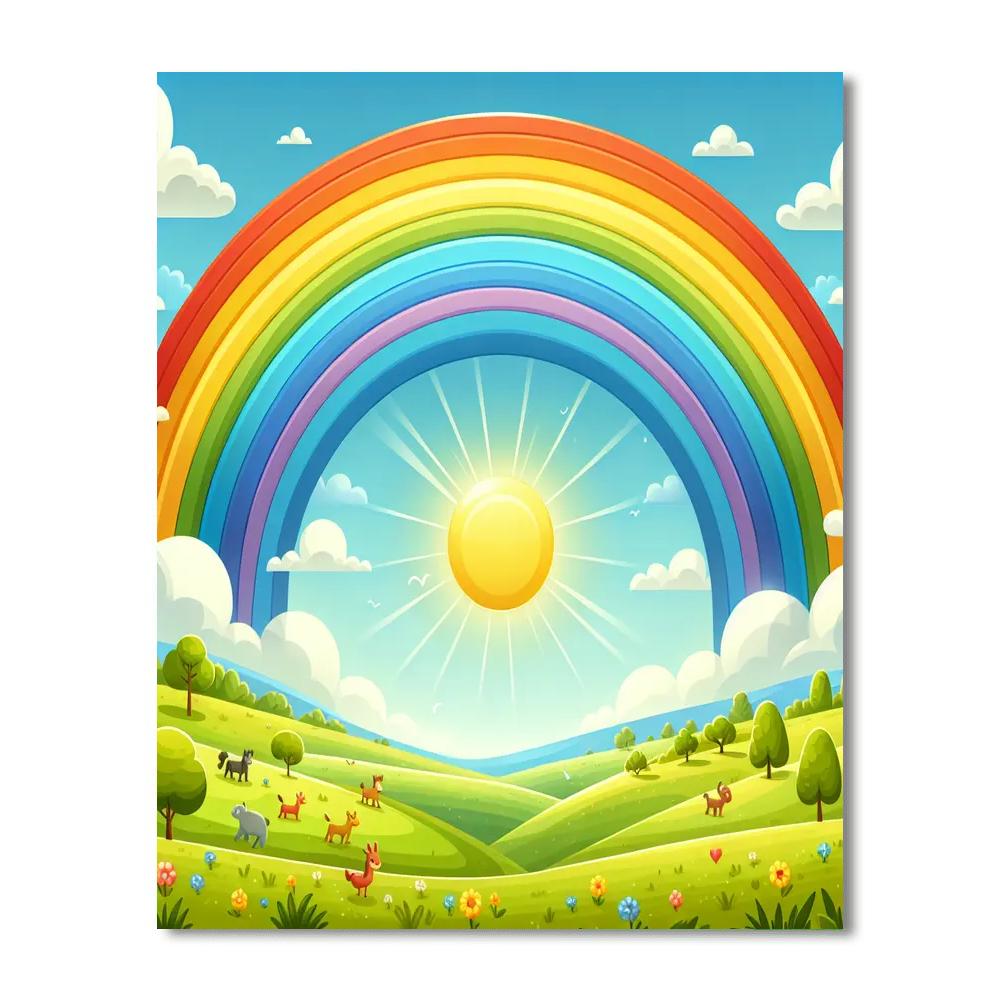 Radiant Rainbow World Paint By Color