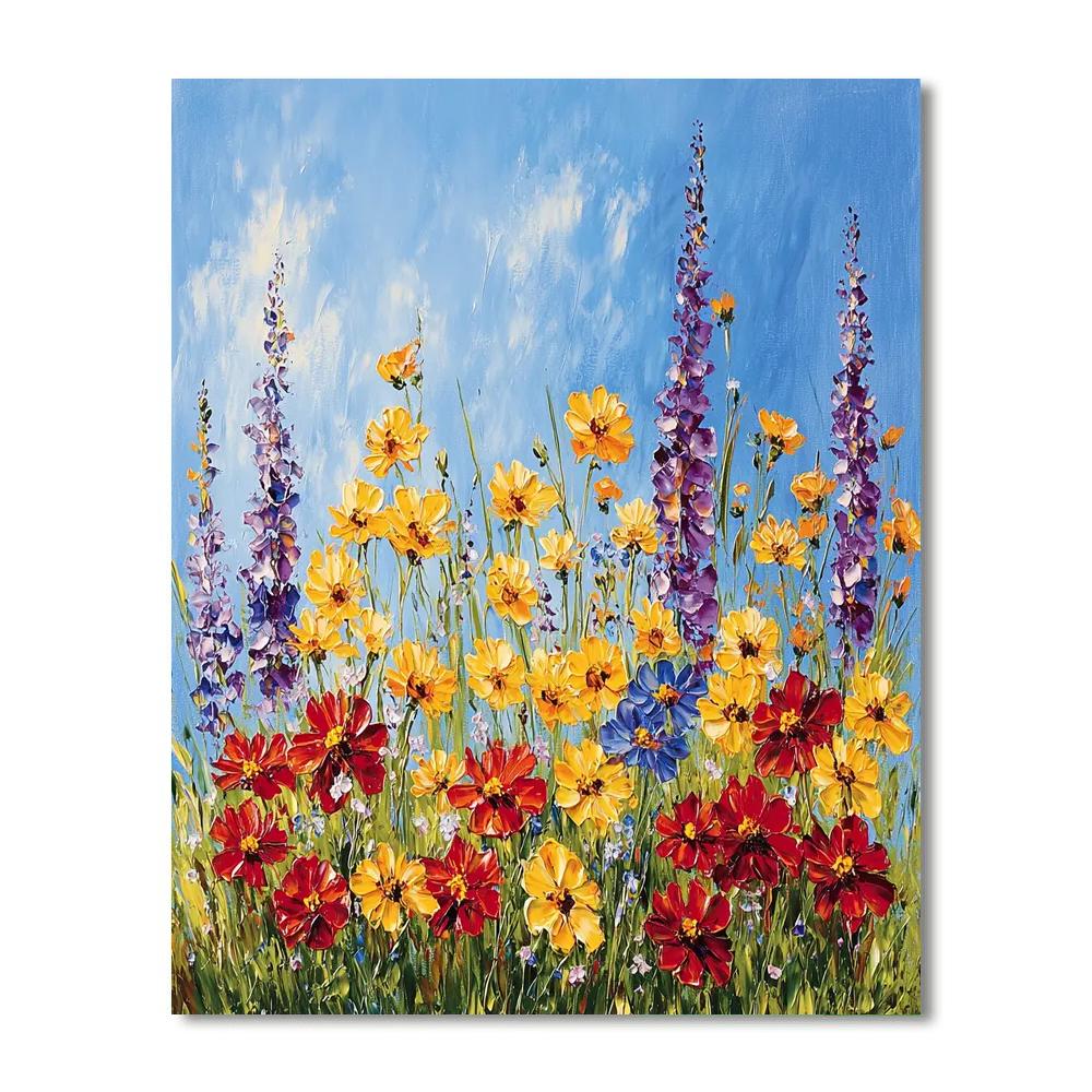 Claude Monet Inspired Springtime Meadow Serenity  Paint By Numbers Kits