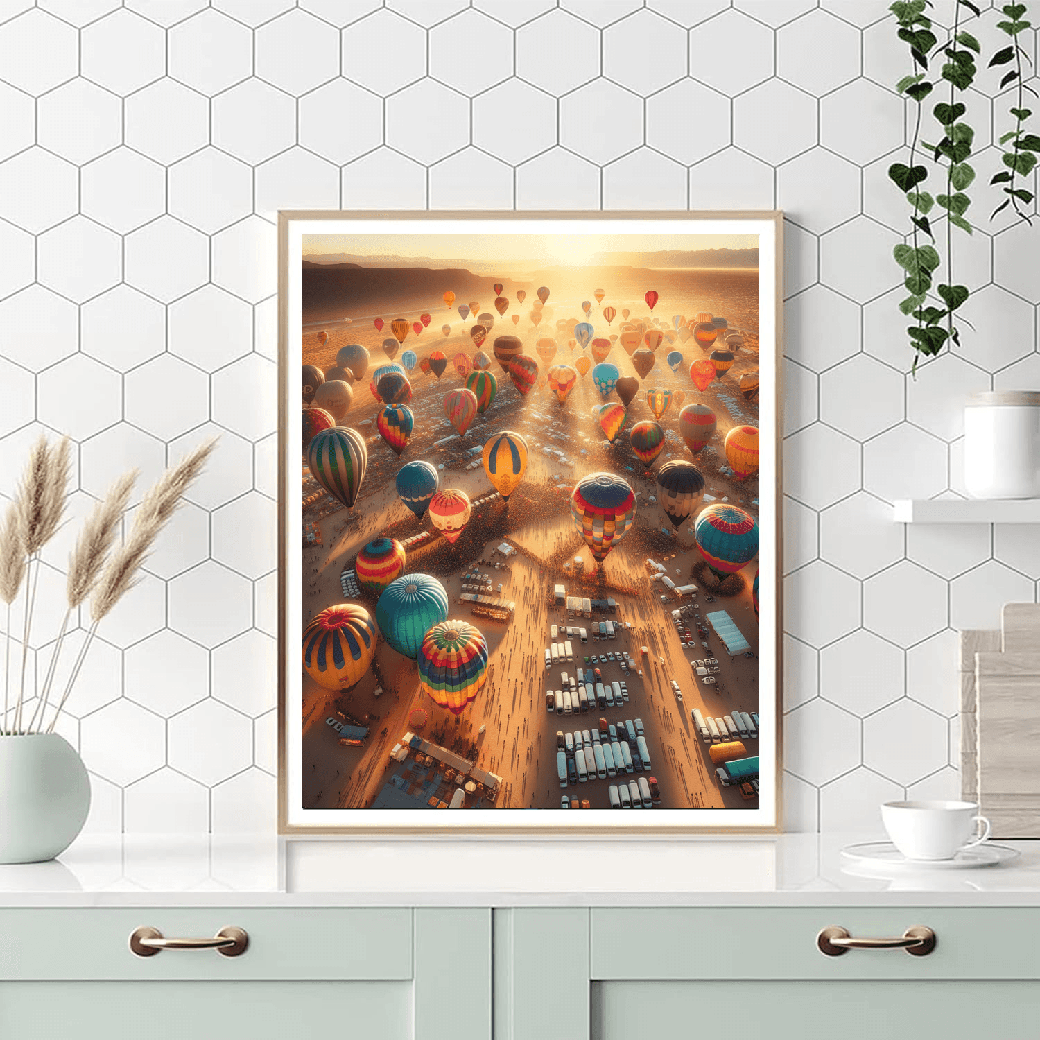 The Albuquerque International Balloon Fiesta - Usa DIY Paint By Numbers