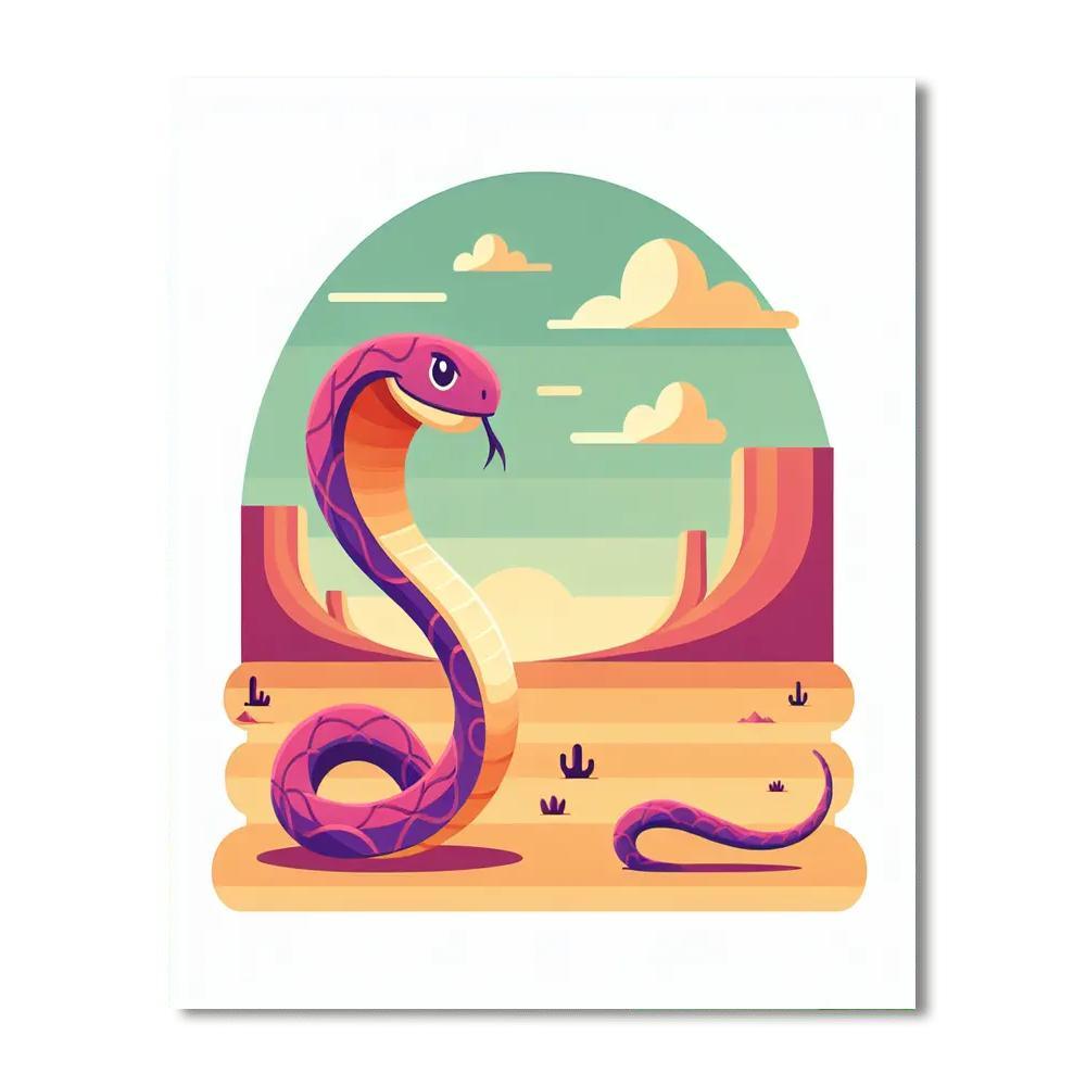 Vivacious Viper Paint By Color