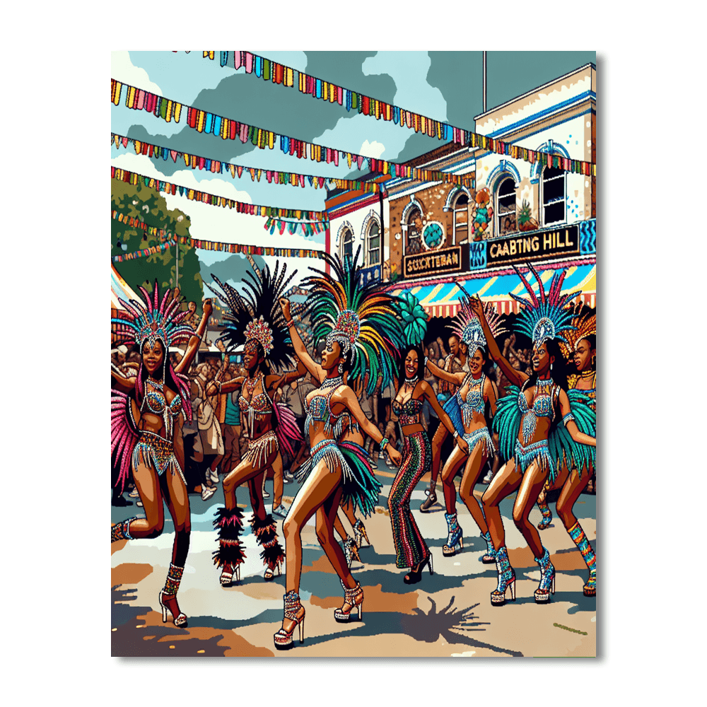 Carnival Of Notting Hill - Uk Painting By Numbers Kit