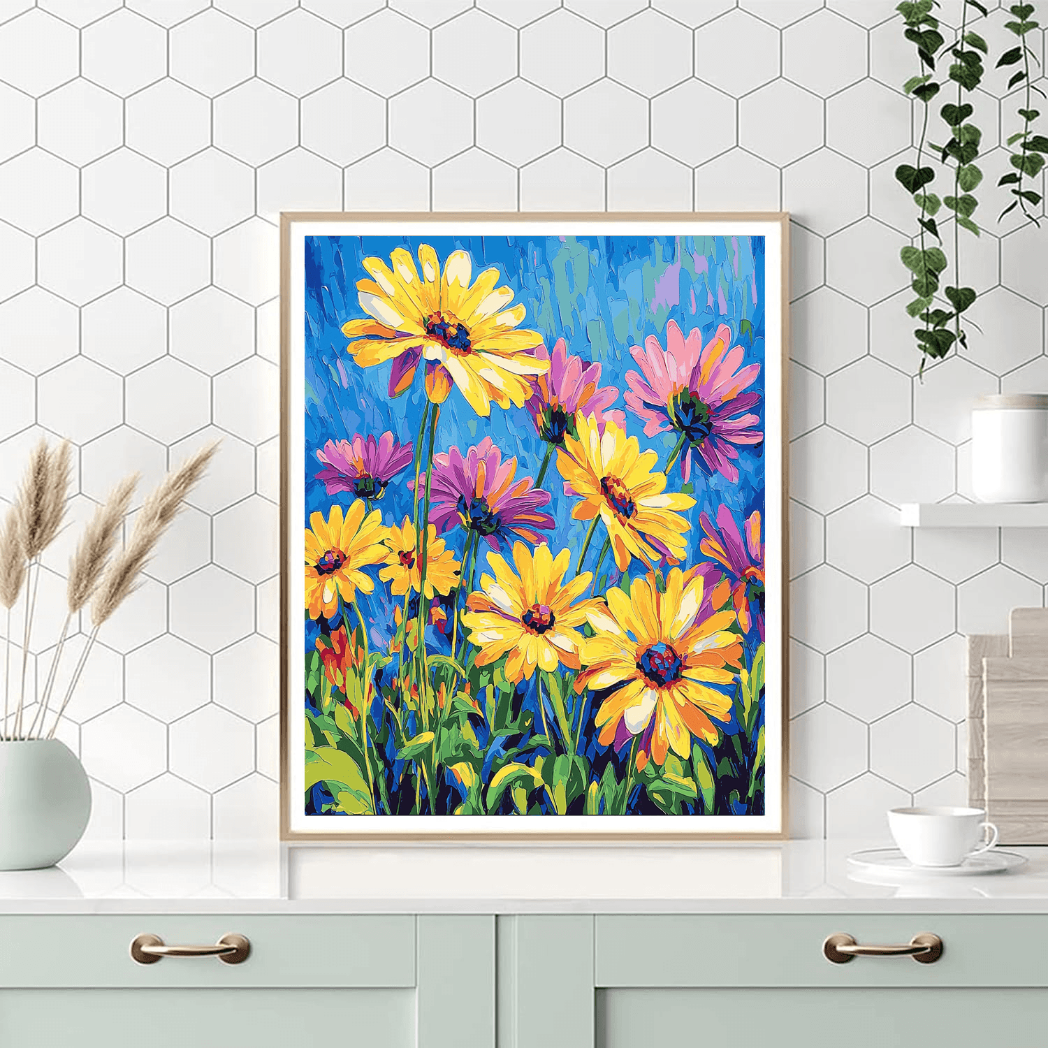 Vincent Van Gogh Inspired Vibrant Garden Paradise  DIY Paint By Numbers